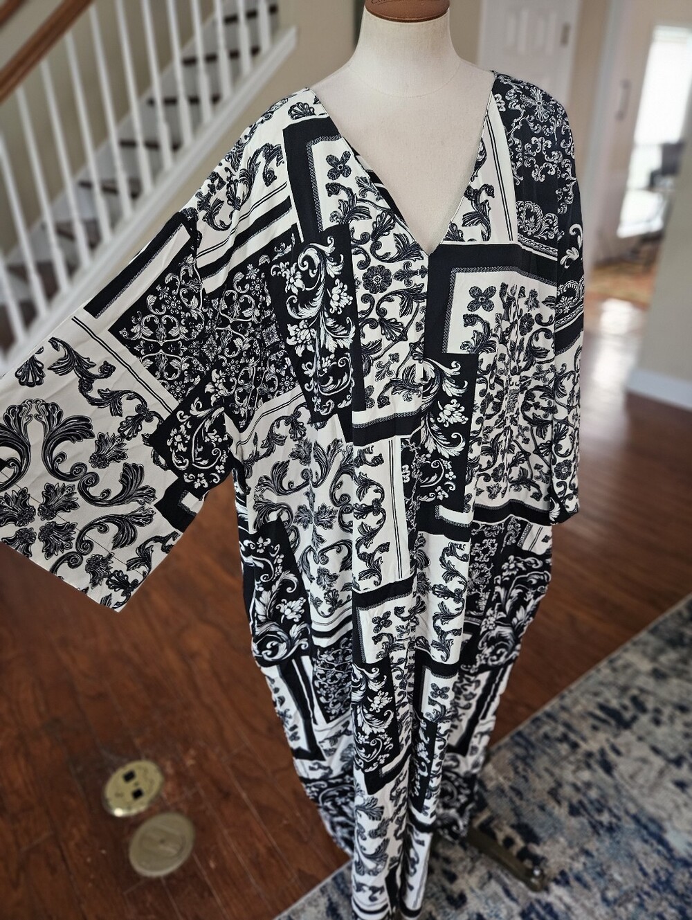 Beautiful By Lawrence Zarian Boho Dress 3X - Picture 2 of 5